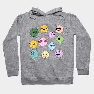 various facial expressions Hoodie